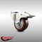 Service Caster 3 Inch 316SS Maroon Polyurethane Swivel Bolt Hole Caster with Total Lock Brake SCC-SS316BHTTL20S314-PPUB-MRN - alternate 2